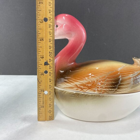 Vintage Nippon Yoko Boeki Duck Candy Box - Picture 8 of 11